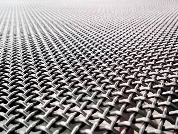 Quarry crimped wire mesh