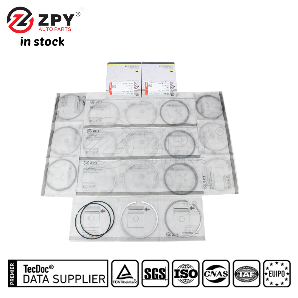 ZPY Engine Piston Ring Set 06M198151 for VW Audi Porsche