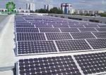Triangular Shaped Flat Rooftop Solar Mounting Brackets Anodized Aluminum