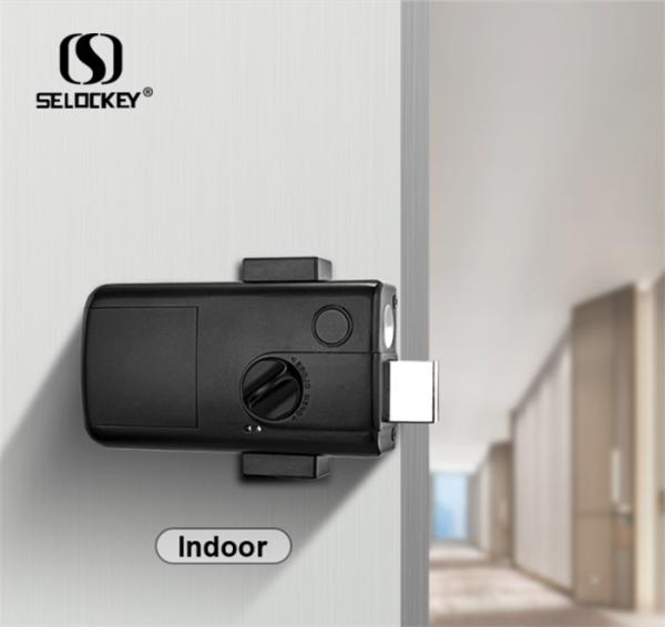 Quality Hotel Waterproof Biometric Code Digital Sliding Door Lock for sale