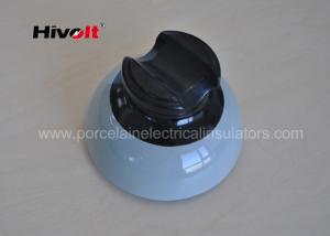 China 55-5 Grey Color High Voltage Ceramic Insulators With Porcelain Thread wholesale