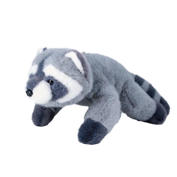 Customized Color Lifelike Stuffed Animals Kids Small Raccoon Plush Toy 30cm Size