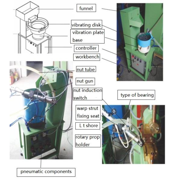 Screw Nut Conveyor & Spot Welding Machine For Automotive , Long - Life