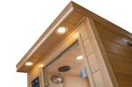 Computer control panel detoxification and dehumidification household sauna room