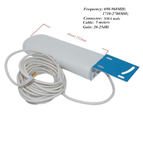Quality 4G SMA WIFI Router Antennas Cable 3g 4g LTE Antenna 2.4Ghz Outdoor Antenne With 5m Cable For Huawei ZTE Router Modem Mal for sale