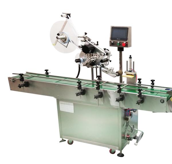 Quality High Speed Bottle Label Maker Machine Jar Label Applicator Machine 400W for sale