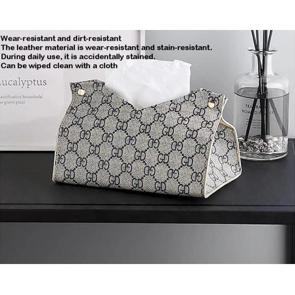 Upgrade Your Banquet with Waterproof PU Leather Tissue Box Holder OEM/ODM Accepted
