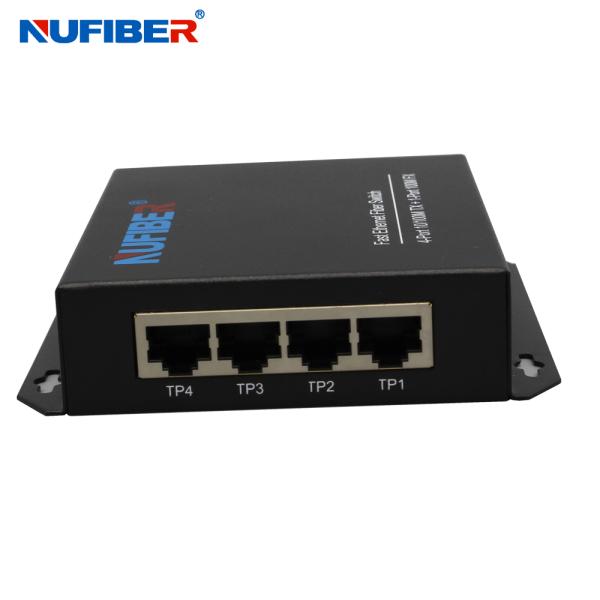 100M Dual Fiber Optical Fiber Switch Tx To Fx Support MAC Self Learning
