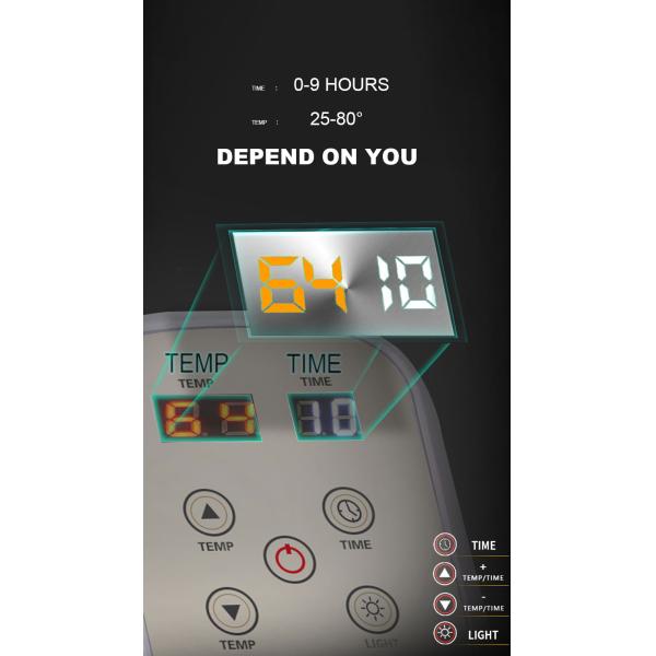 Far Infrared Rainbow Mat for Pain Relief 180*70/190*80 cm and 12-30 Photon Lights