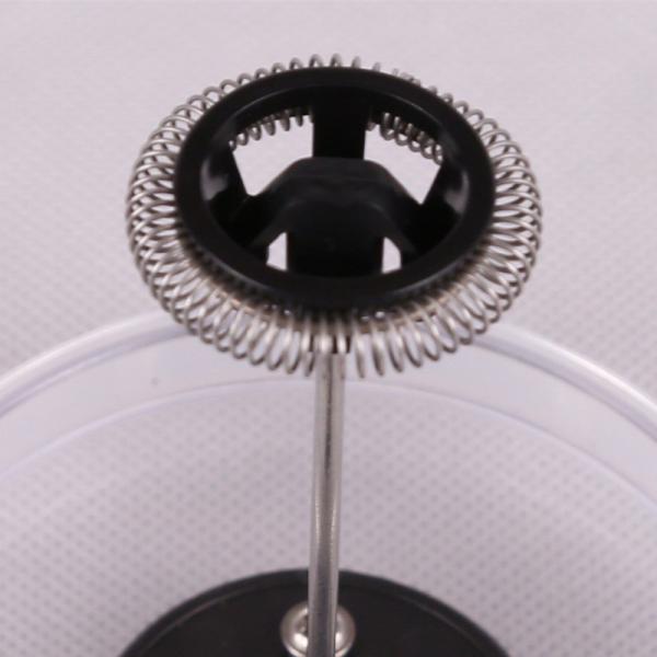 260ML Non Stick Home Milk Frother Warmer Hot / Cold Milk Foamer With Transparent Lid