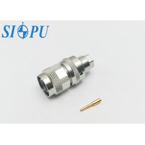 China TNC Male RF Coaxial Connector – Straight Plug, Self-Locking, Salt Spray Resistant, Compatible with TRF-58 Cable (Model: TNC-J58-TZS-TI) wholesale