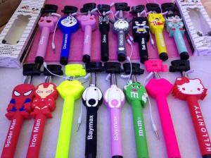 China Colorful Cartoon Selfie Stick,Cartoon Monopod for mobile phone,Carton monopod selfie stick on sale