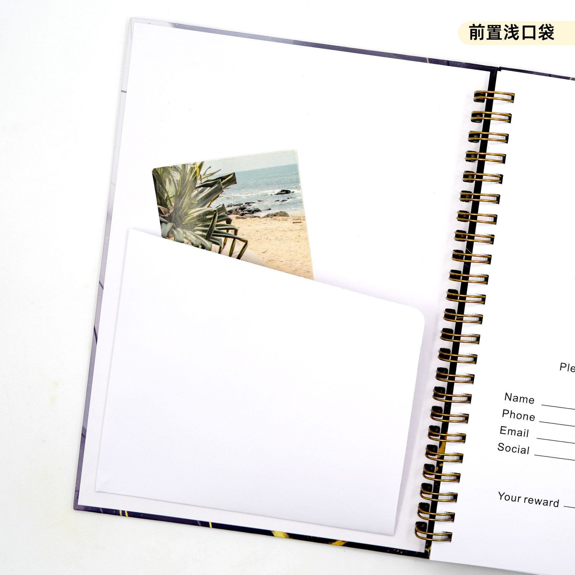 Custom Spiral Hardcover Notebook A5 with Logo Printing