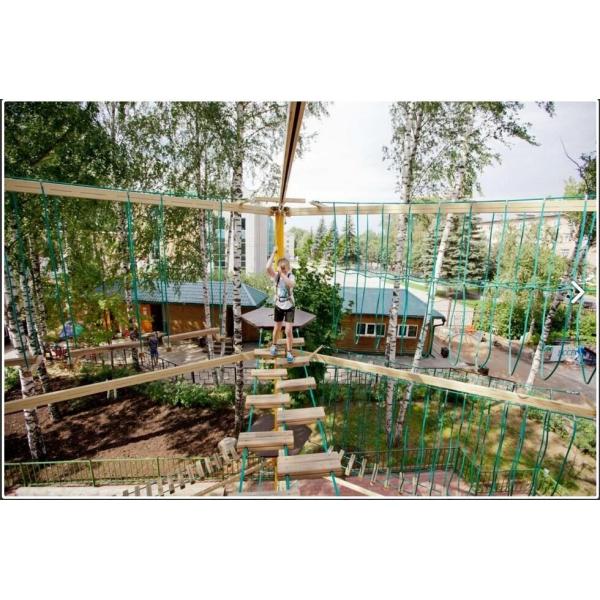 16mm 6 strand PET or PP outdoor combination playground rope for climbing net