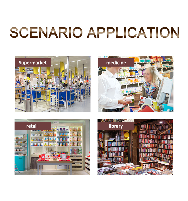 China Factory 1d 2d Barcode Scanner Desktop Table Top Omnidirectional Qr Code Reader for Supermarket