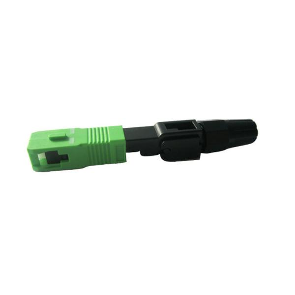 SC/APC Fast Connector Fiber Optic Easy Assembly With Long Life Span