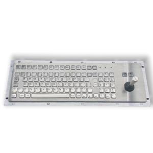 China Stainless steel IP65 waterproof dustproof Industrial Keyboard With Control Stick wholesale