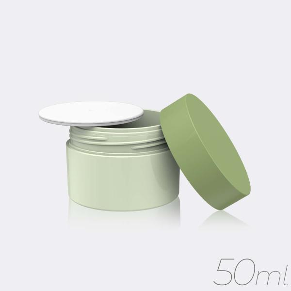 30ml 50ml 100ml Empty Mono PP/PP PCR Refillable Jar For Cosmetics GR726A
