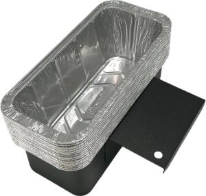 China Professional Replacement 17" 22" 28" 30" 36" Blackstone Griddle Wide Hook Grease Cup Foil Tray pan wholesale