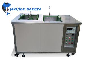Double Tanks Electrolytic Ultrasonic Cleaning Equipment For Mold Washing Remove Grease Rust Stains