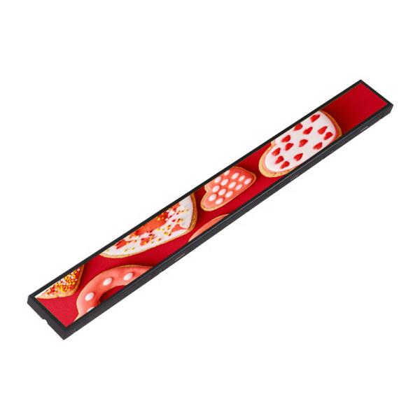 Quality VETO 23.1 24 27 Inch Andriod Shelf Edge Stretched Bar Type TFT LCD Display Retail Shelve Monitor for sale