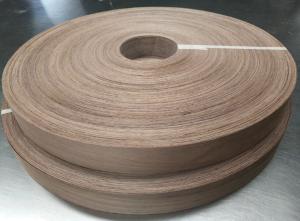 Fleeced Sanded American Black Walnut Edgebanding Veneer, 22mm x 200M/Roll, for Furniture Door and Panels