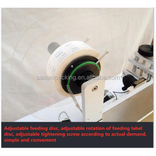 Customized Newest Semiautomatic Flat Labeling Machine for square Bottle