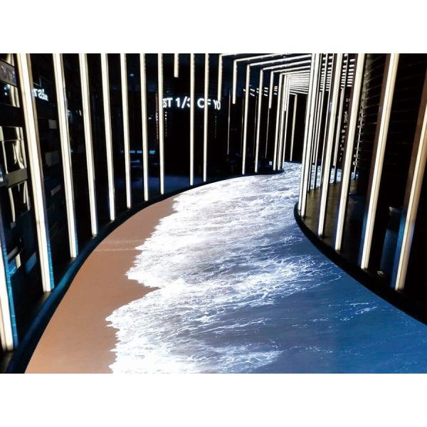 1000mm*500mm 3D Interactive LED Dance Floor Digital Cool Effect