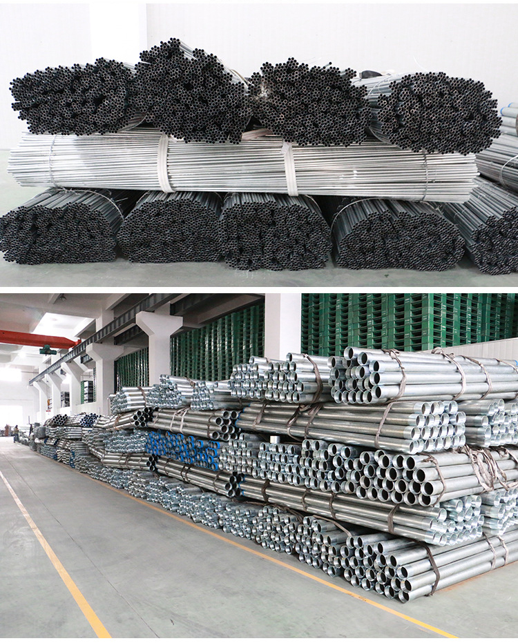 STANDARD Thickness 3/4" Metallic EMT Conduit Pipe Galvanized Tube for Moulding Processing