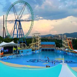 Fiberglass Tsunami Wave Pool Big Artificial Water Park Equipment