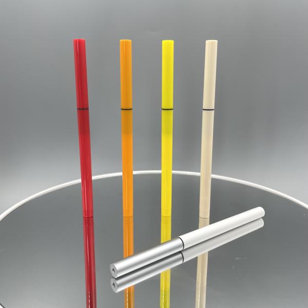 3g Slim Design Empty Pen Packaging Red Color Rotary Airtight Cosmetic Pen