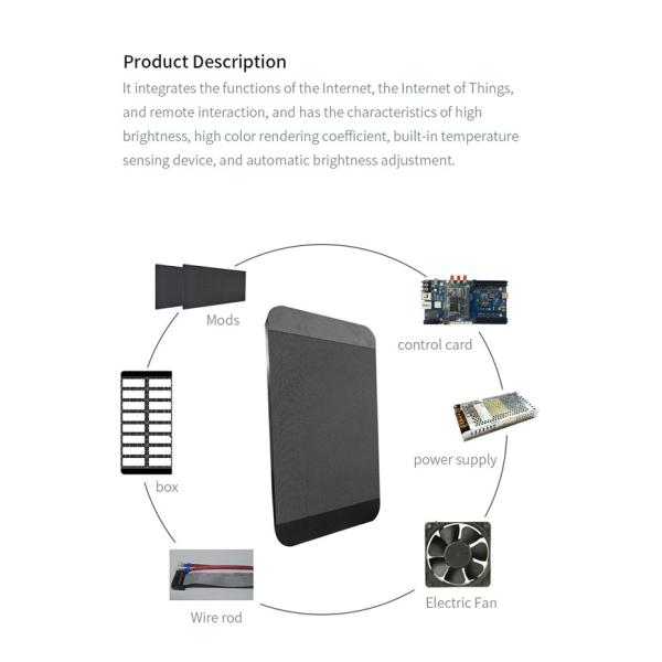 Waterproof IP65 Street Light Pole LED Display For Advertising