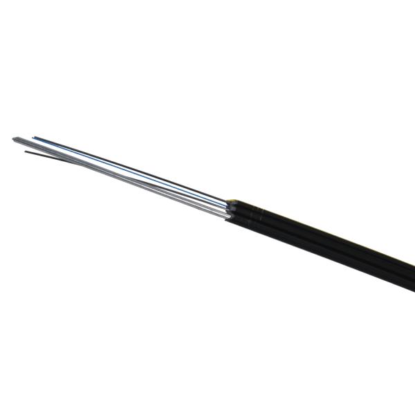 Quality FTTH Drop Cable 1 2 4 Core LSZH Sheath Bow Type Fibre Optics In Computer Networks for sale