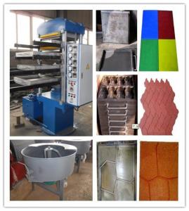 China Customized Push Pull 4 Layer Rubber Tile Making Machine wholesale