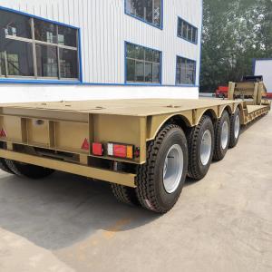 China Detachable Gooseneck 4 Axle RGN Multi Axle Modular Trailer wholesale