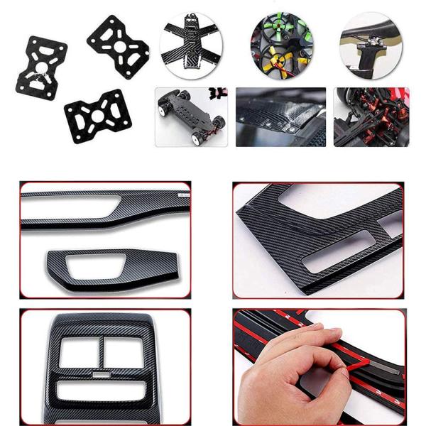 High Strength & Lightweight 0.25mm Carbon Fiber Plate Drone CFRP Carbon Fiber Sheet