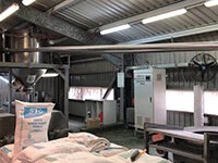 Flour air transport system