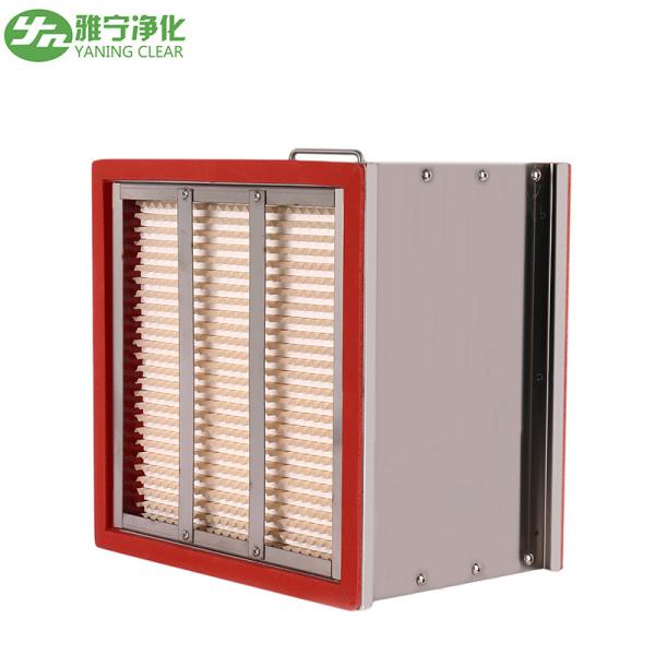Fiberglass Paper HEPA Air Filter For High Temperature Sterilizing Tunnel Oven