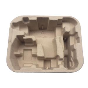 China Natural Brown Recycled Pulp Packaging Molded Pulp Tray packaging Box wholesale