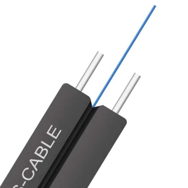 Flame Retardant FRP FTTH Fiber Optic Cable Single Mode GJXFH1B Strength Member
