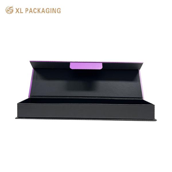 Eco-Friendly Chocolate Truffle Packaging Box with White EVA Insert and Ribbon