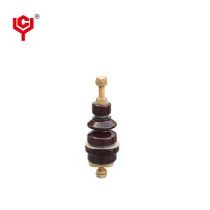 China Porcelain Low Voltage Bushings Insulator DIN For electrical installation wholesale