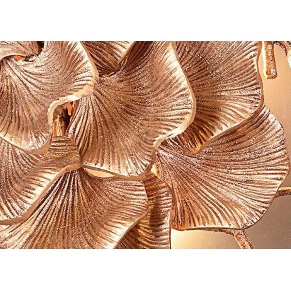 Copper High Quality Living Room Flower Plant Decorative Wall Lights