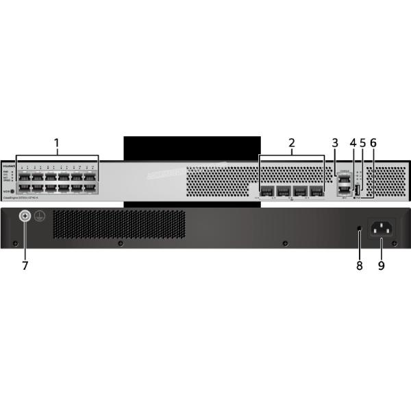 Huawei S5735-L24T4S-A1 24*10/100/1000BASE-T Ports 4*GE SFP Ports AC Power