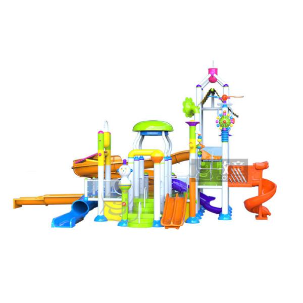 Commercial Water Park Equipment / Water Playground Equipment Customized Dimension