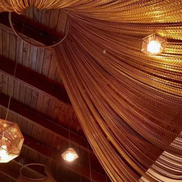 Lightweight Metal Chain Curtain For Room Dividing /Window Decoration