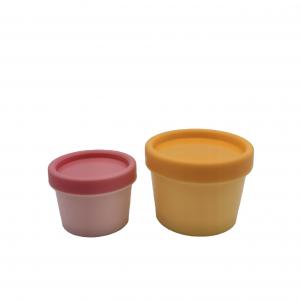 China PP Plastic Cosmetic Jars , 50g 100g Facial Cream Jar Packaging wholesale
