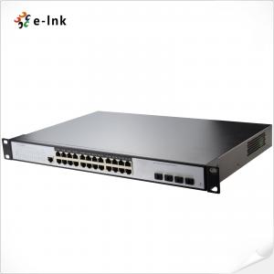 China Layer 3 Managed Ethernet Switch 24 Port 10/100/1000T RJ45 Copper To 4-Port 10G SFP+ on sale