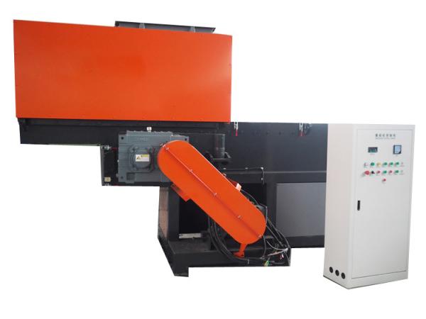 Quality Movable D2 Plastic Shredder Machine 3000kg Single Shaft Shredder Hopper for sale