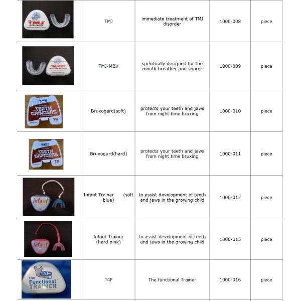 Orthodontic Teeth Alignment T4K Myofunctional Trainer Phase II Hard Red For 6-8 Years Kid